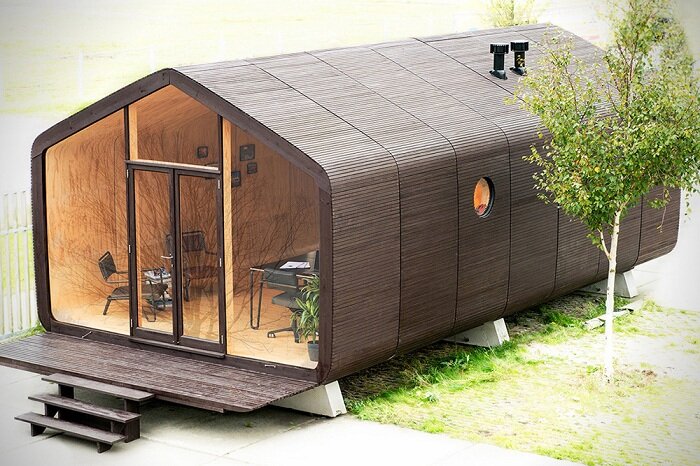 Wikkelhouse - дом из гофрированного картона.