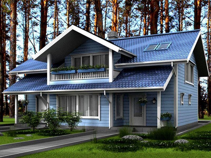 Обшитый дом