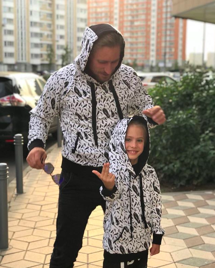 Денис Лебедев с сыном Иваном