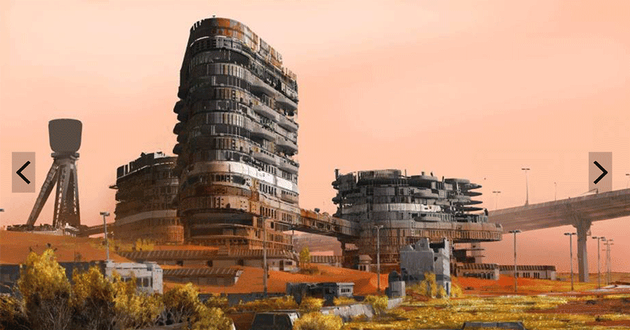 Разработка элементов здания. Художники придумывали и добавляли новые идеи, но придерживались основного сюжета.