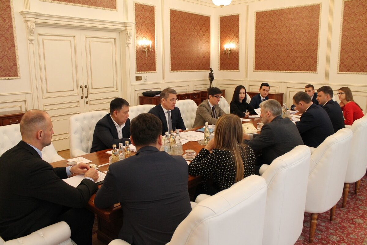 13.02.2019. Встреча Министра транспорта Евгения Дитриха и врио главы Башкирии Радия Хабирова. 