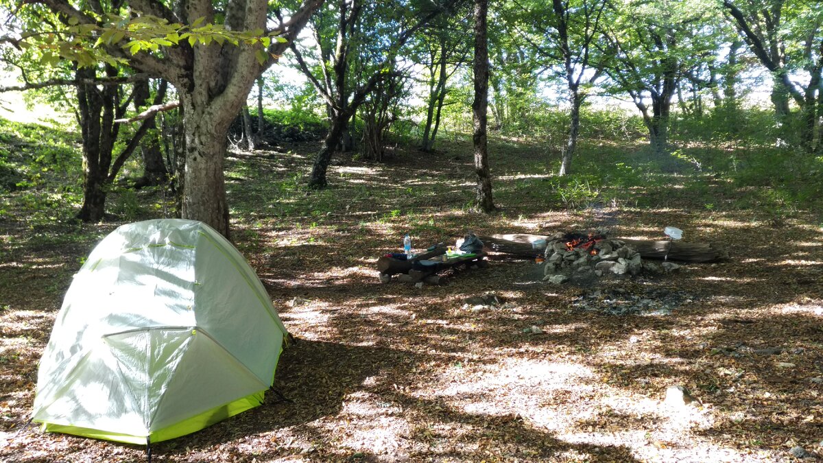 Место моего ночлега