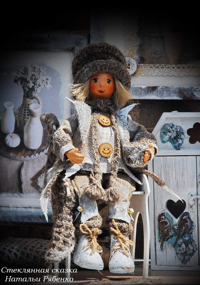 Бизнес на пошиве коллекционных кукол из текстиля!