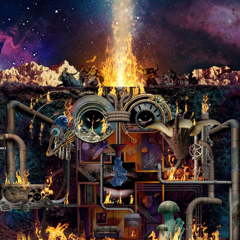 Обложка ожидаемого в мае альбома Flying Lotus "Flamagra".