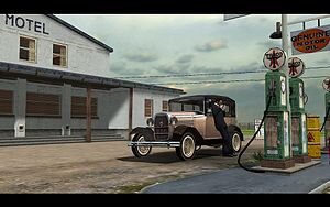 Глава «Непыльная работа». Томми ждёт у мотеля Сэма и Поли.