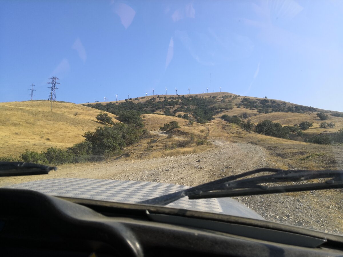 Начало подъема на Меганом