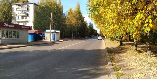Улица Ломоносова после ремонта