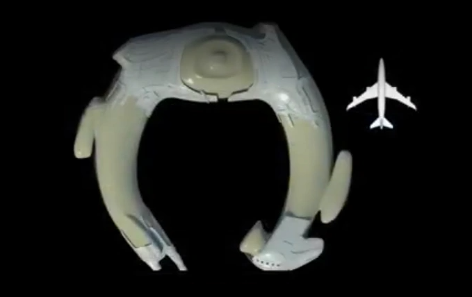 Модель Джаггернаута в сравнении с Боенгом 747. Изображение взято из открытых источников.