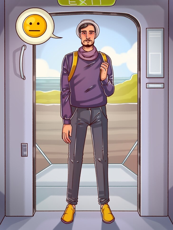 Не заходите с миной на лице