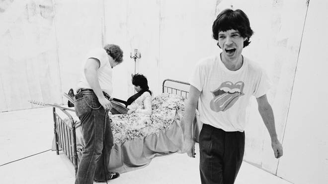 "Роллинги" на съемках клипа "Respectable", Нью-Йорк, 1978 год