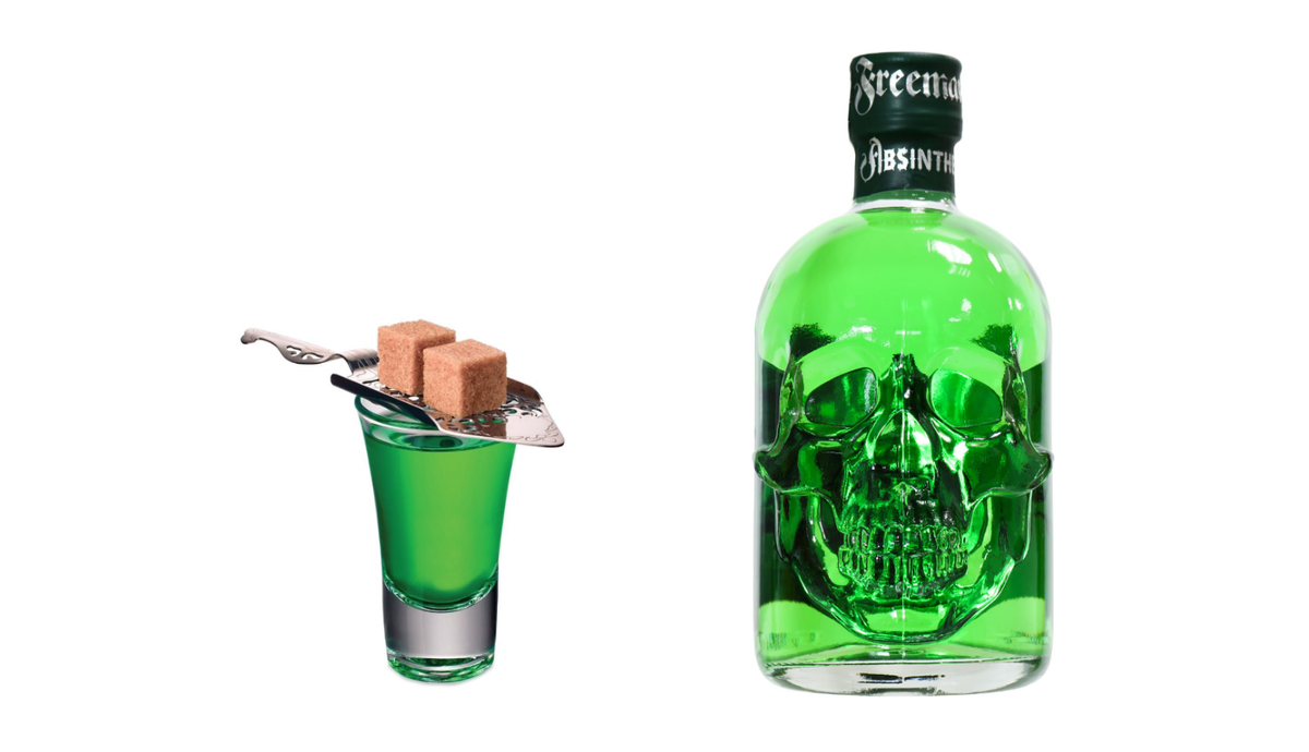 Wood and absinth mark