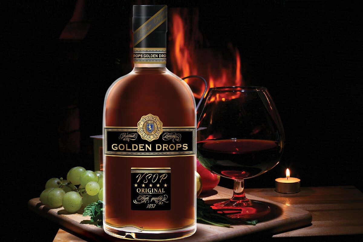 Golden Drops коньяк цена