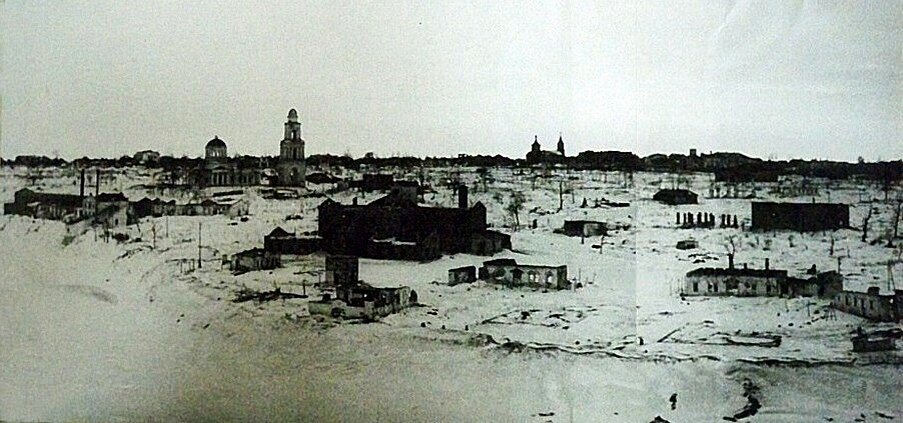 Ржев после освобождения от немецкой оккупации