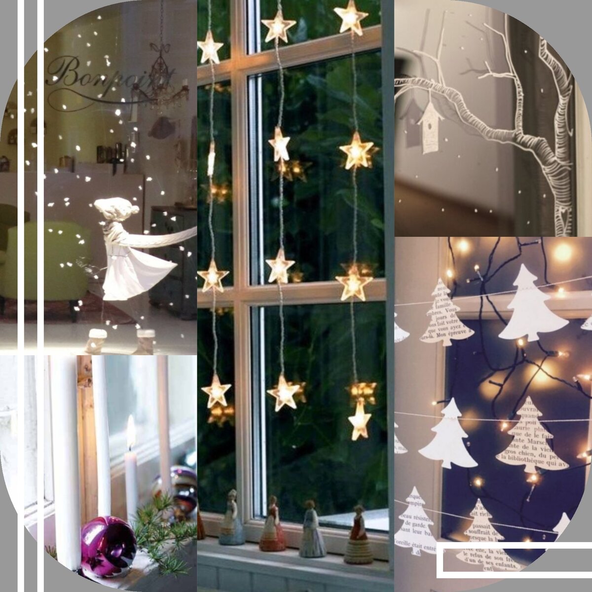 Как украсить окно на Новый год: 10 идей с фотографиями и вариантами декора