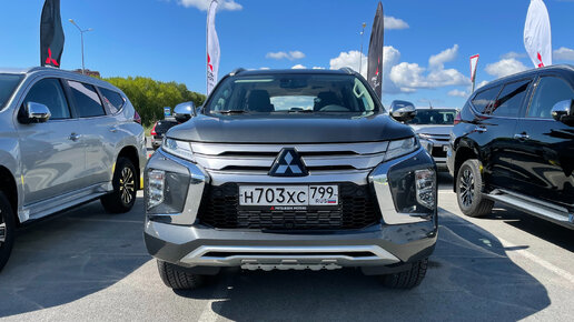 Как едет и как выглядит внутри обновлённый Mitsubishi Pajero Sport 2021 🚙🏆👍