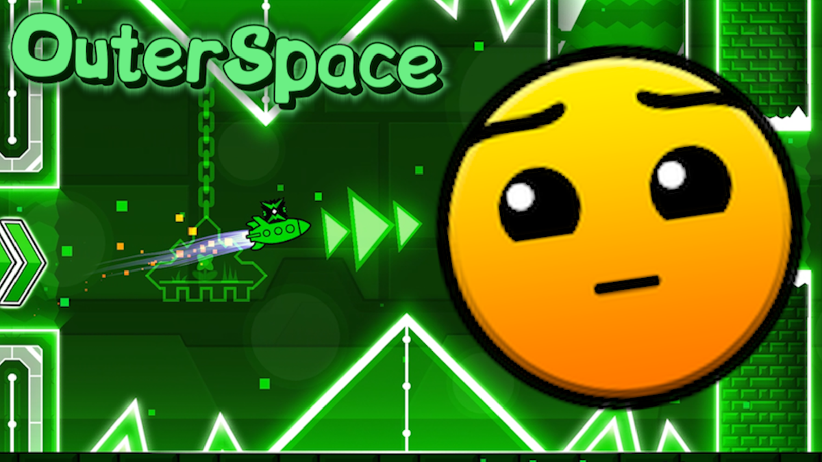 Outer Space уровень в геометри даш