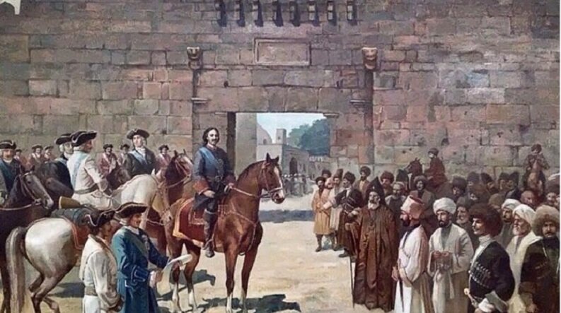 Пётр I в Дагестане во время Персидского похода (1722-1723 гг)