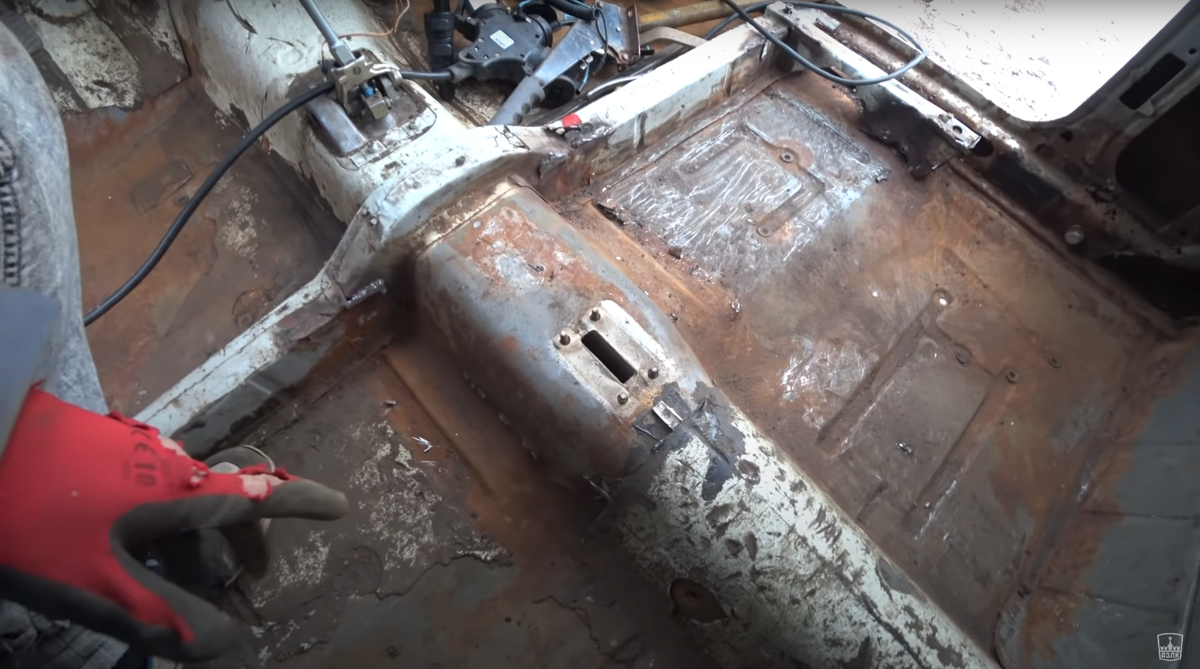 Полы после удаления лишнего