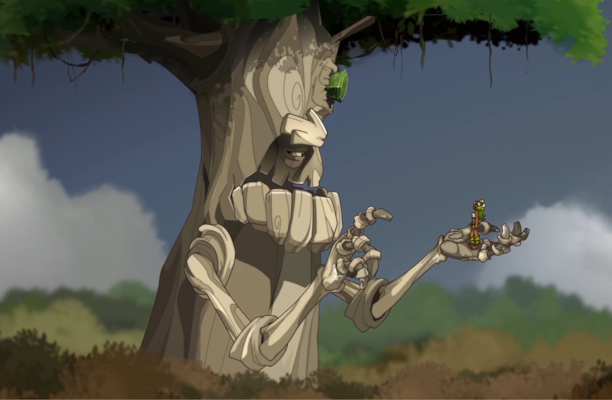 Принцесса Шеран Шерам в руке великого дуба.