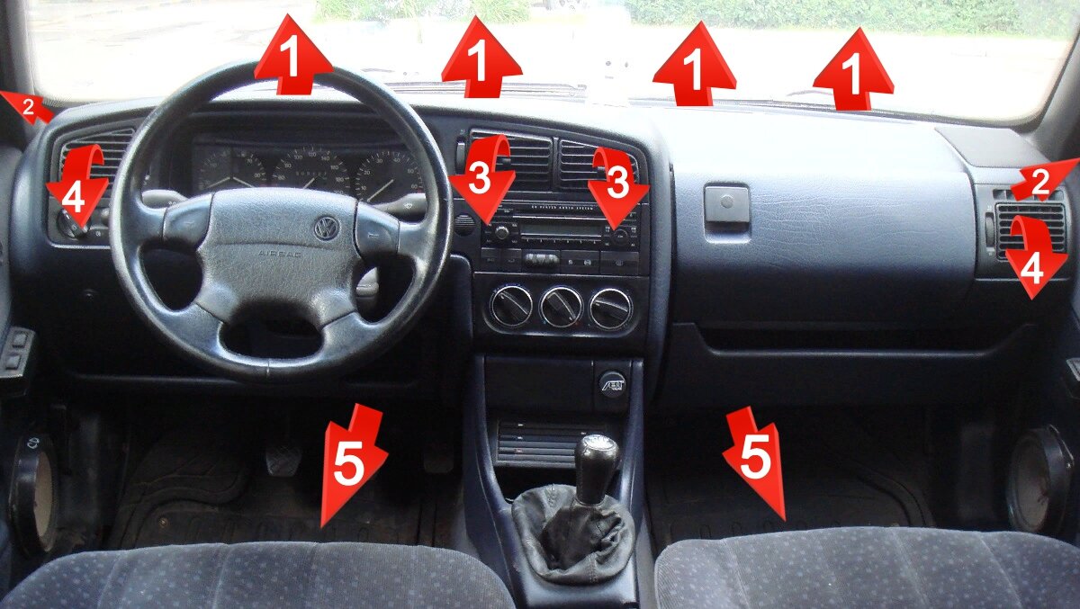 обозначение дефлекторов торпеды пассат б4