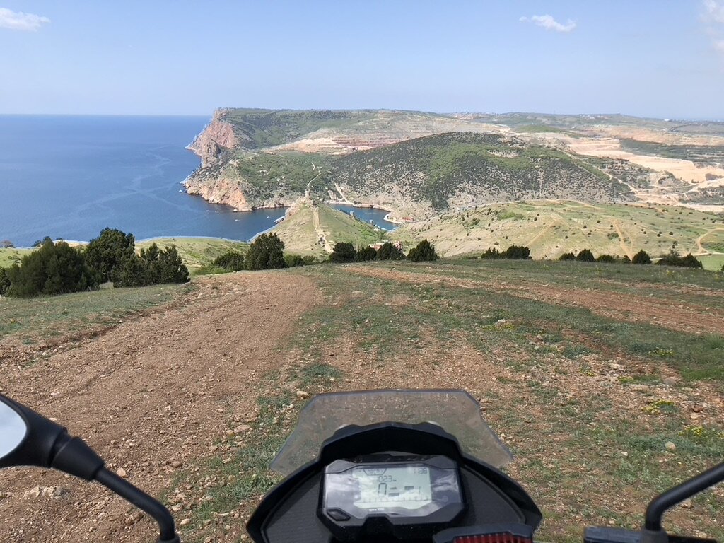 Вид на вход в Балакалавскую бухту с Южного форта