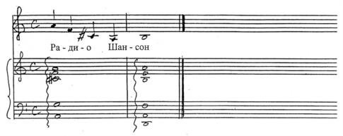 Звуковой товарный знак - идентификатор Радио Шансон