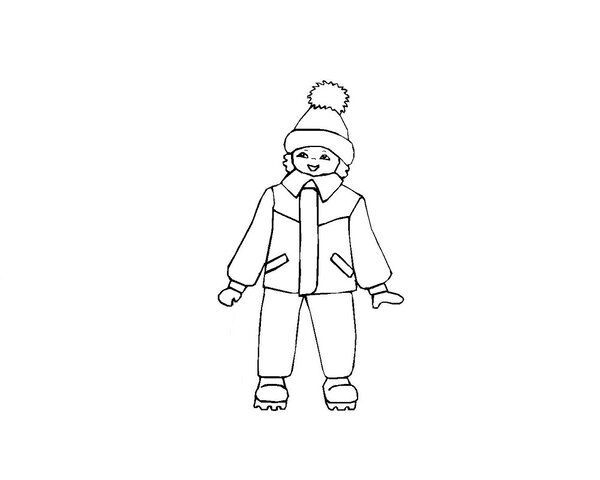 Муж в +21 одел дочку на прогулку в комбинезон и зимнюю шапку: 