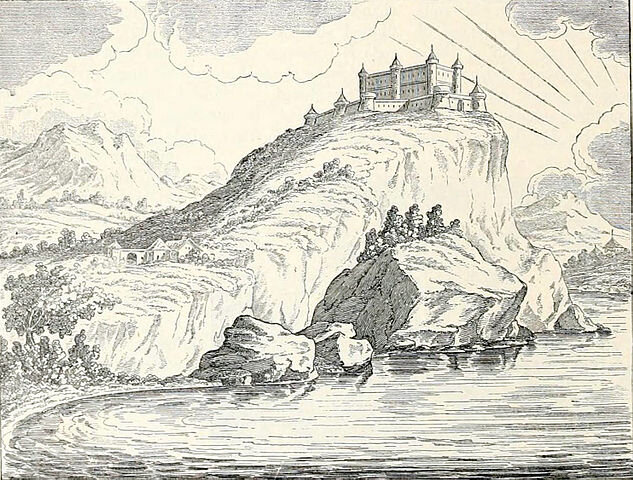 2. Иллюстрация из "Пенни равнины и два пенса", нарисованная Р. Л. Стивенсон