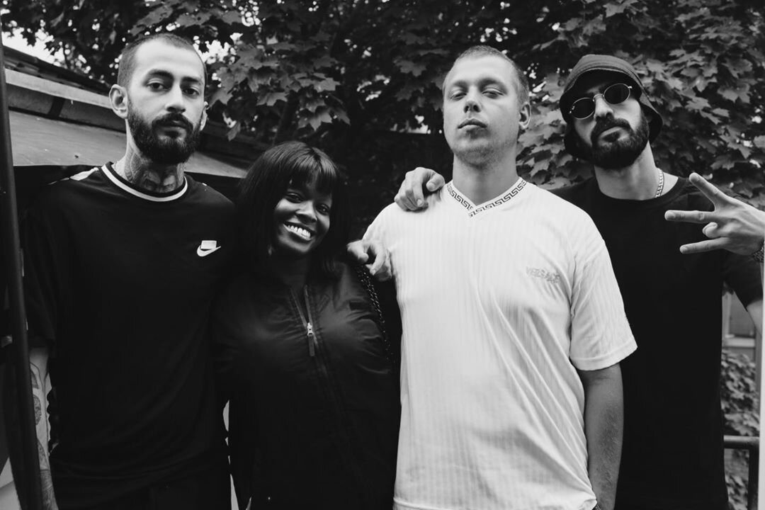 Andy Panda, Азилия Бэнкс, Никита Каменский и Miyagi
​Фото: Instagram