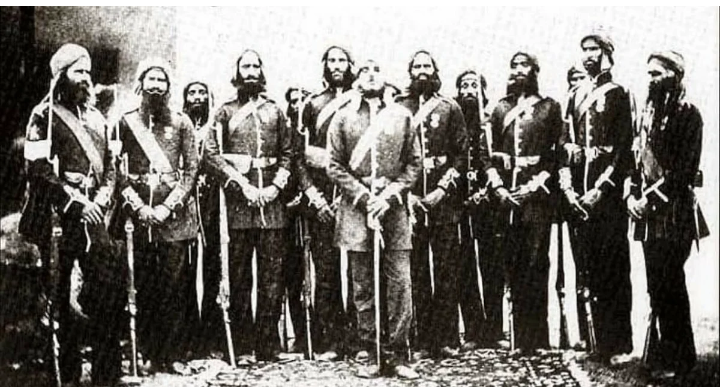 Сикхи, фото примерно 1860 года