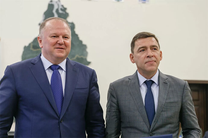 Полпред Цуканов и губернатор Куйвашев. 
