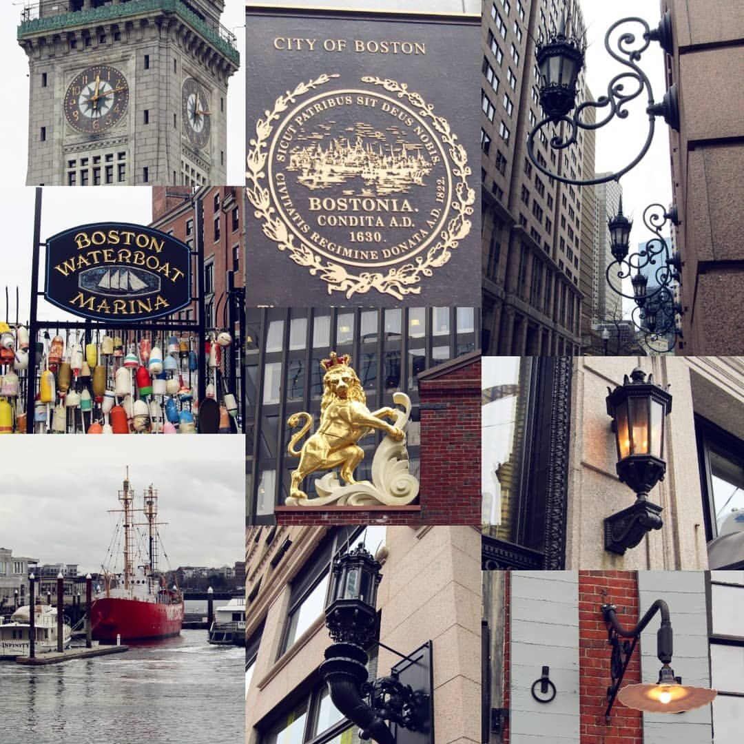 Бостон зимой, детали.