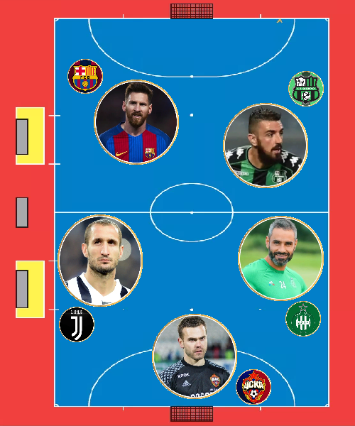 Мини-футбольная сборная "Долгожителей"