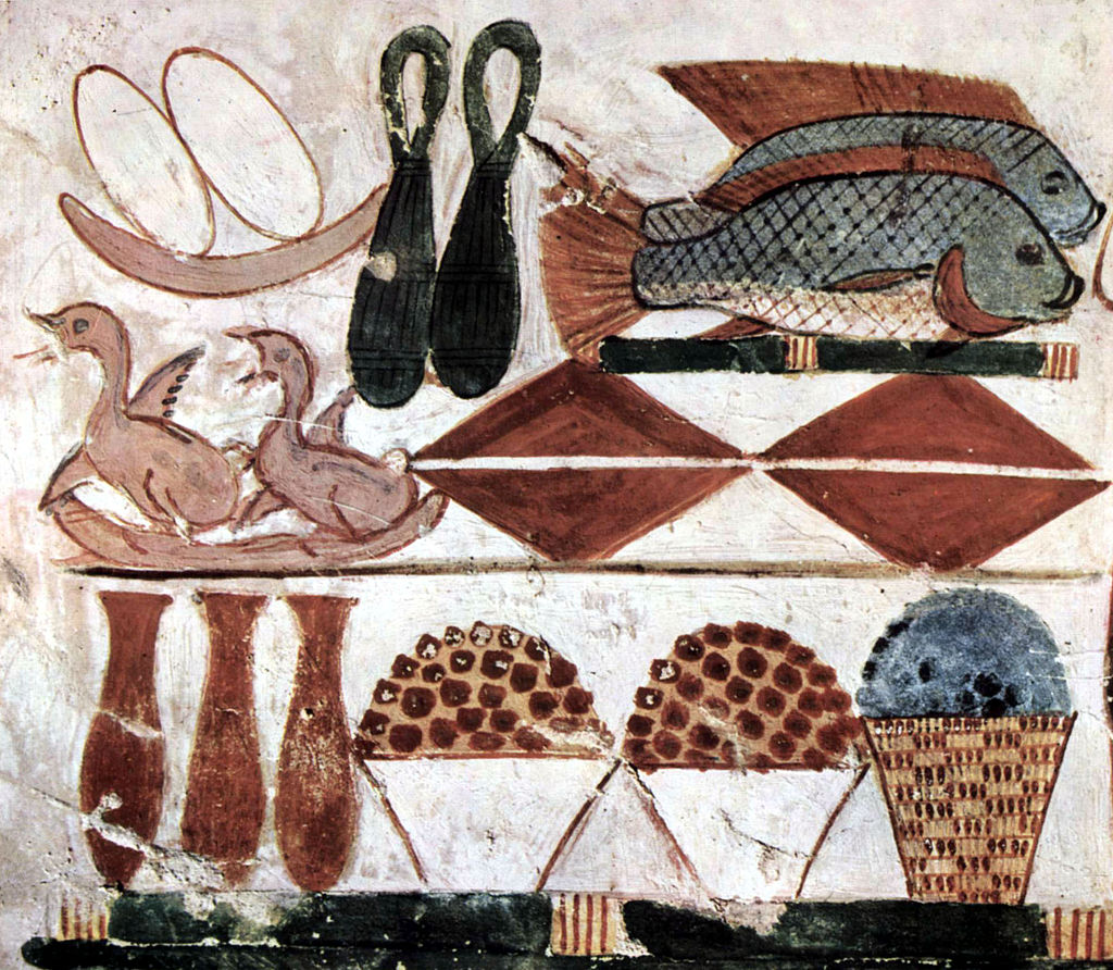 Изображение из гробницы Менны, ок. 1422-1411 годы до н.э.