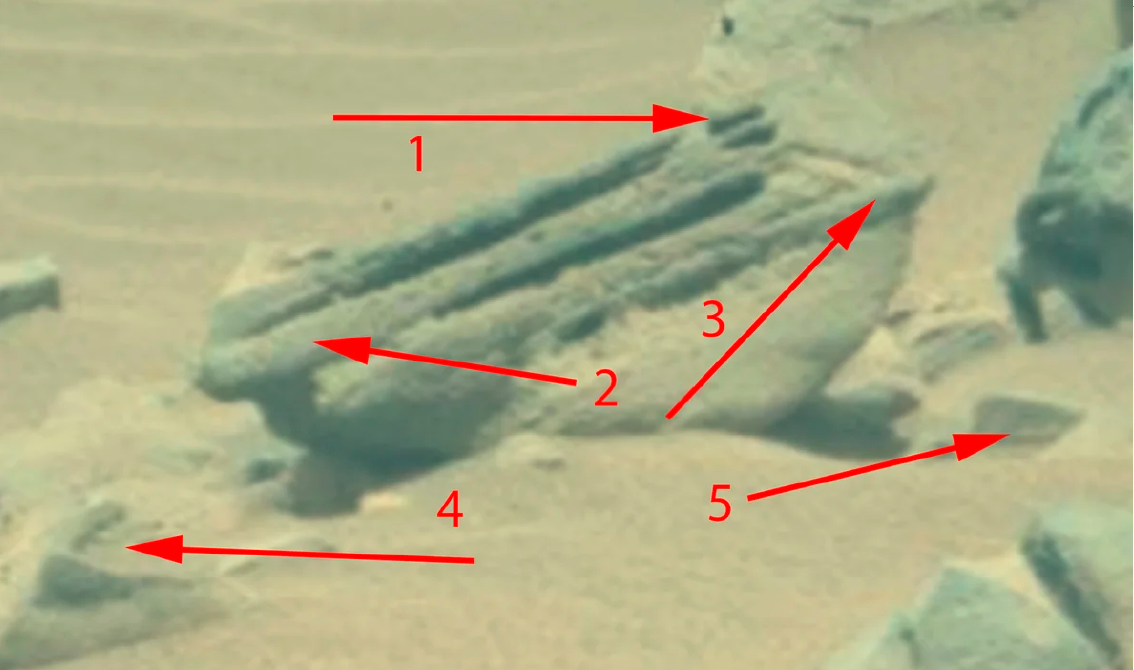 Огромная промокашка на марсе.