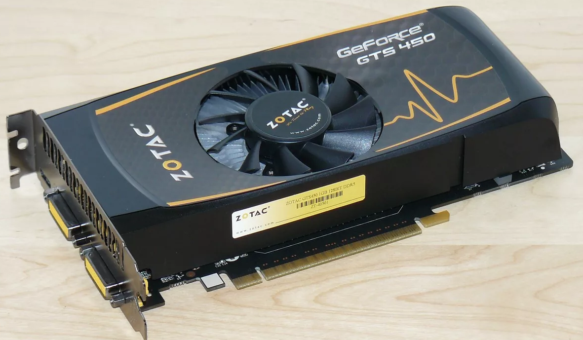 GeForce GTS 450 от компании zotac