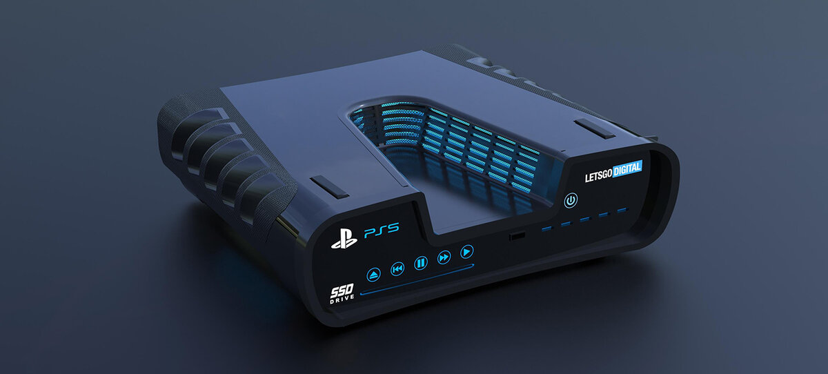 Неофициальный дизайн PS 5  