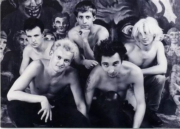 Участники группы «КиШ» в 90-х годах