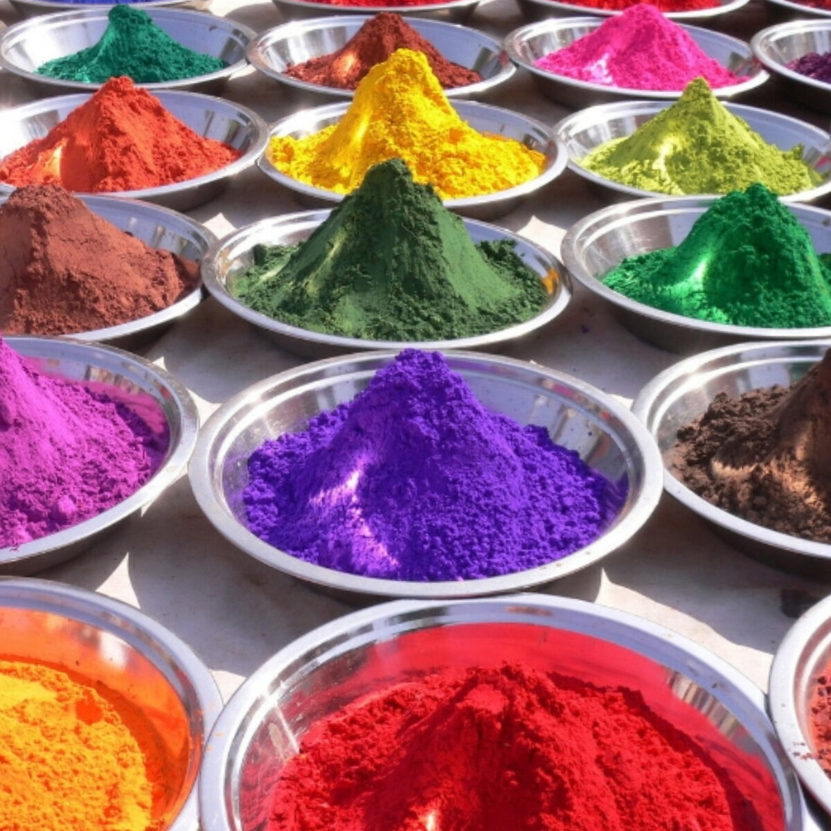 Сухие красители.