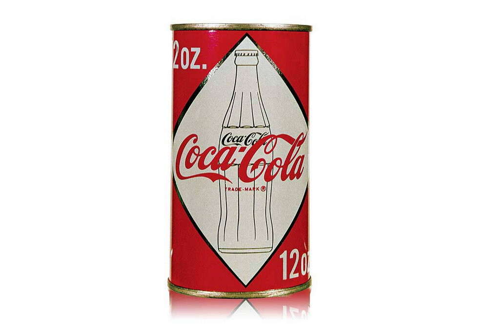 Кола. Кока кола 1960. Первая банка Кока колы 1960. Кока кола в алюминиевой банке.