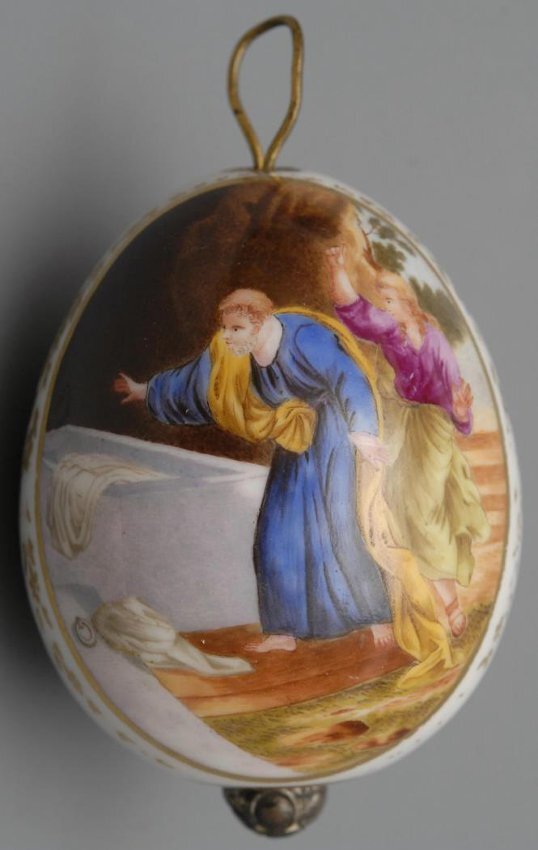 Яйцо пасхальное. Вторая половина XIX в. Из собрания Государственного Владимиро-Суздальского музея-заповедника