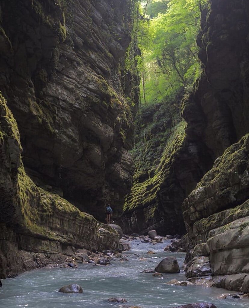 Каньон горной реки Хашупсе