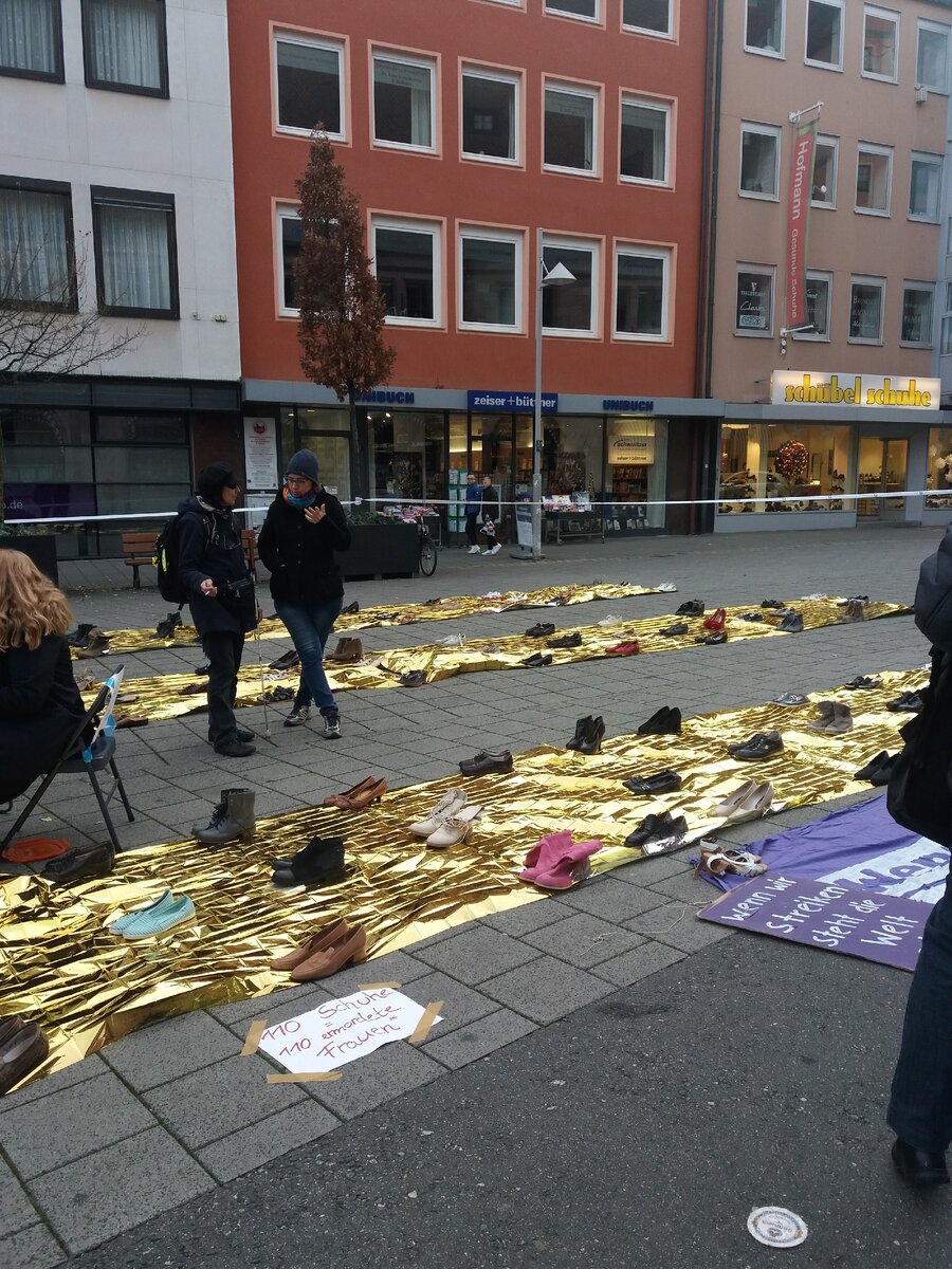 Акция 23.11.2019 г. в Нюрнберге. Фото из личного архива автора