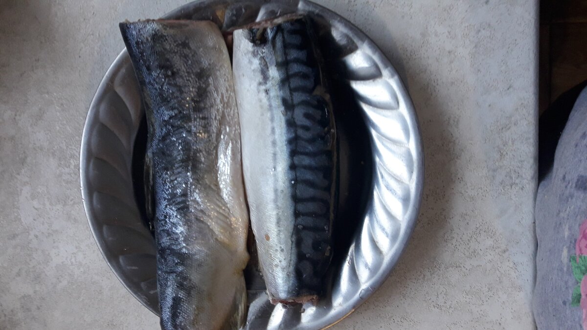 Вот она наша рыбка, еще сырая