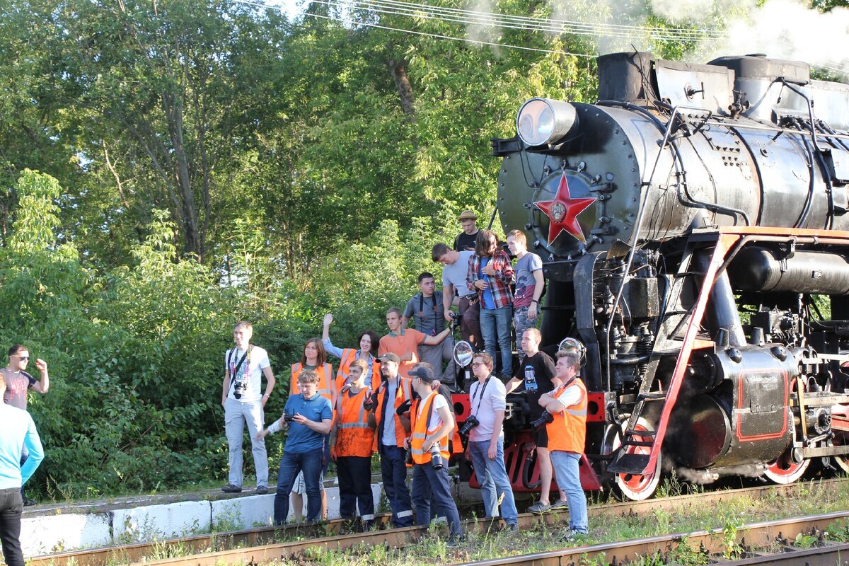 Паровоз напрокат или как мы исследовали заповедную железную дорогу с  остановками 