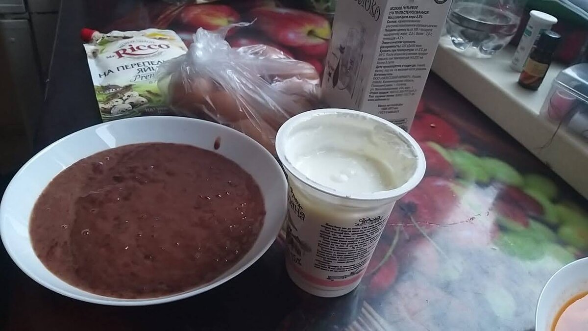 Печеночный торт по-домашнему. Ингредиенты. Фото автора блога "Привет, Андрей!"