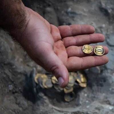 Вес клада составил 845 граммов. Фото: Управления древностей Израиля