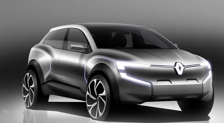 Первый рендер обновлённого Renault Sandero и, вероятно, LADA XRay X. Концепт: luizdias17