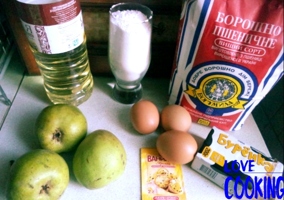 Картинка рецепта Пирог с грушей