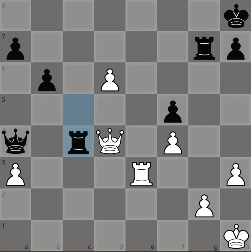 ход белых. Беды ничто не предвещало...